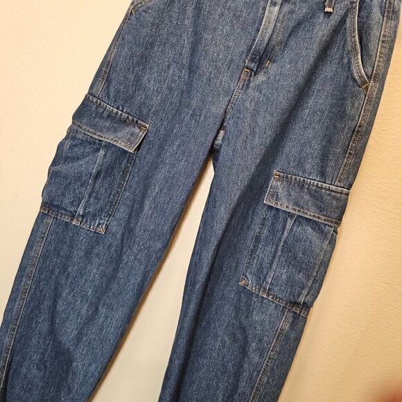 Levi's Women's '94 Baggy Cargo Drawstring Jeans Size 26 - Picture 5 of 10